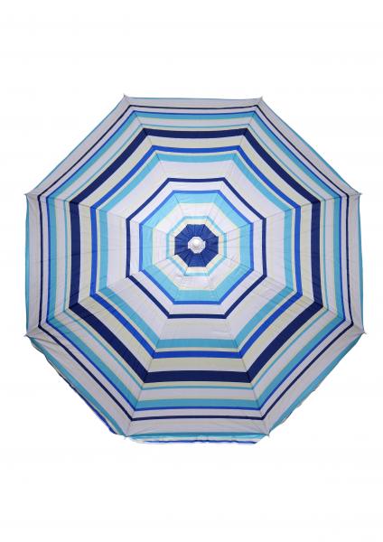 Зонт пляжный фольгированный (170см) 6 расцветок 12шт/упак ZHU-170 (расцветка 1)